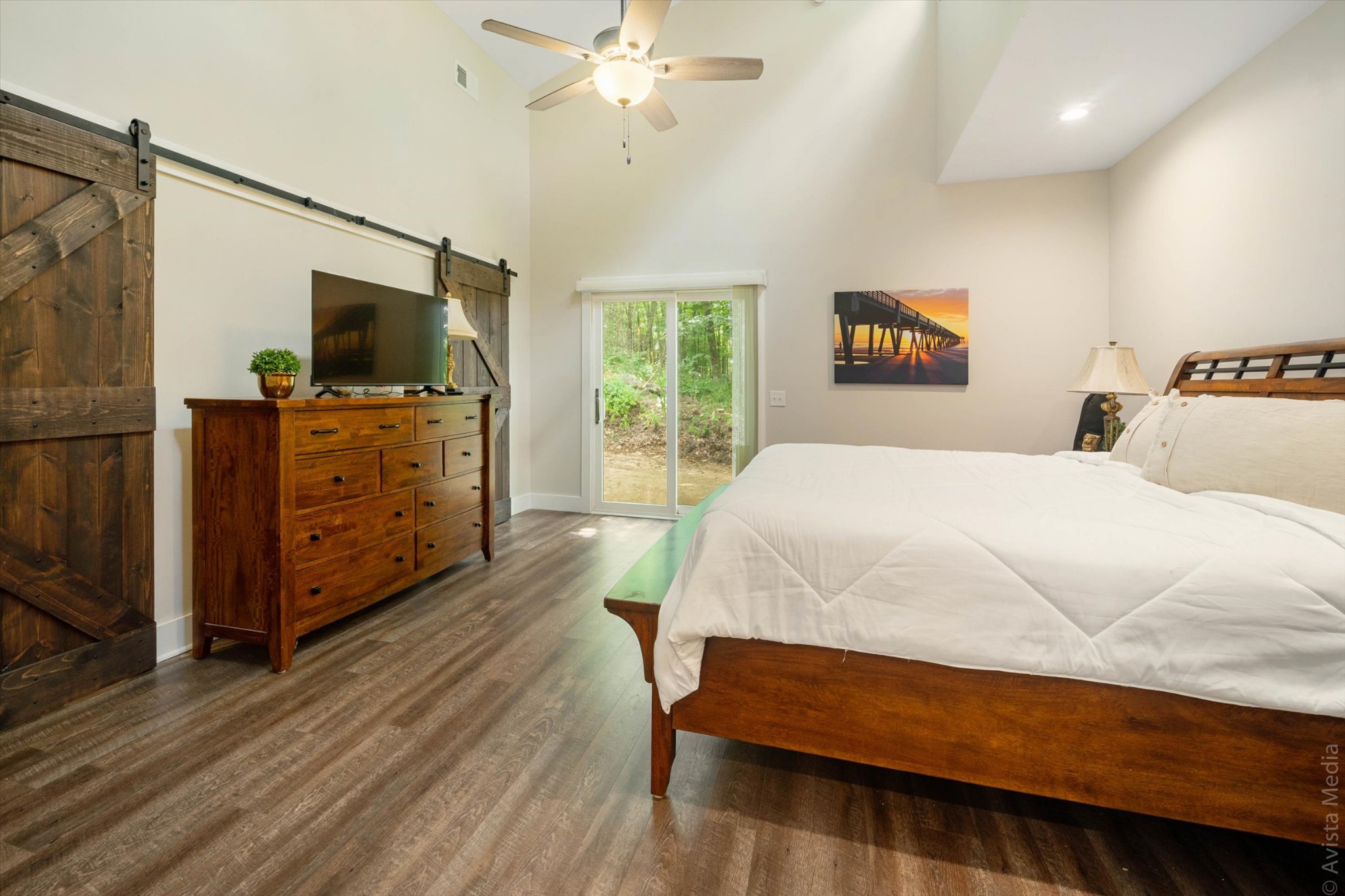 2600 Cooks Road Mount Juliet, TN 37122 - Photo 17 of 40 a bedroom with a bed and a flat screen tv