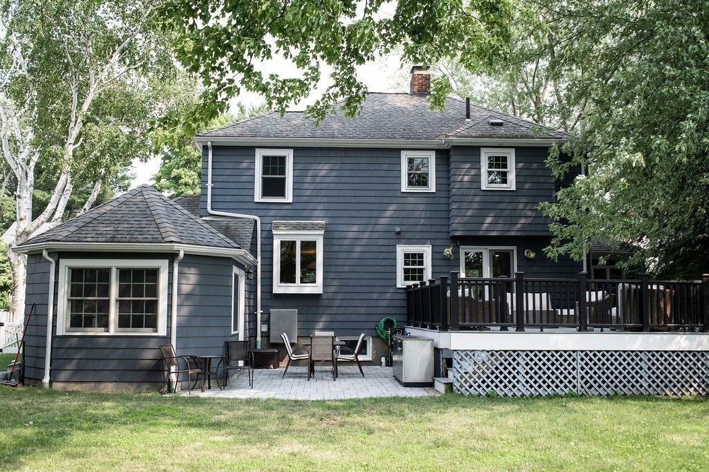 17 Eliot Road Belmont, MA 02478 - Photo 34 of 37 a front view of a house with a yard