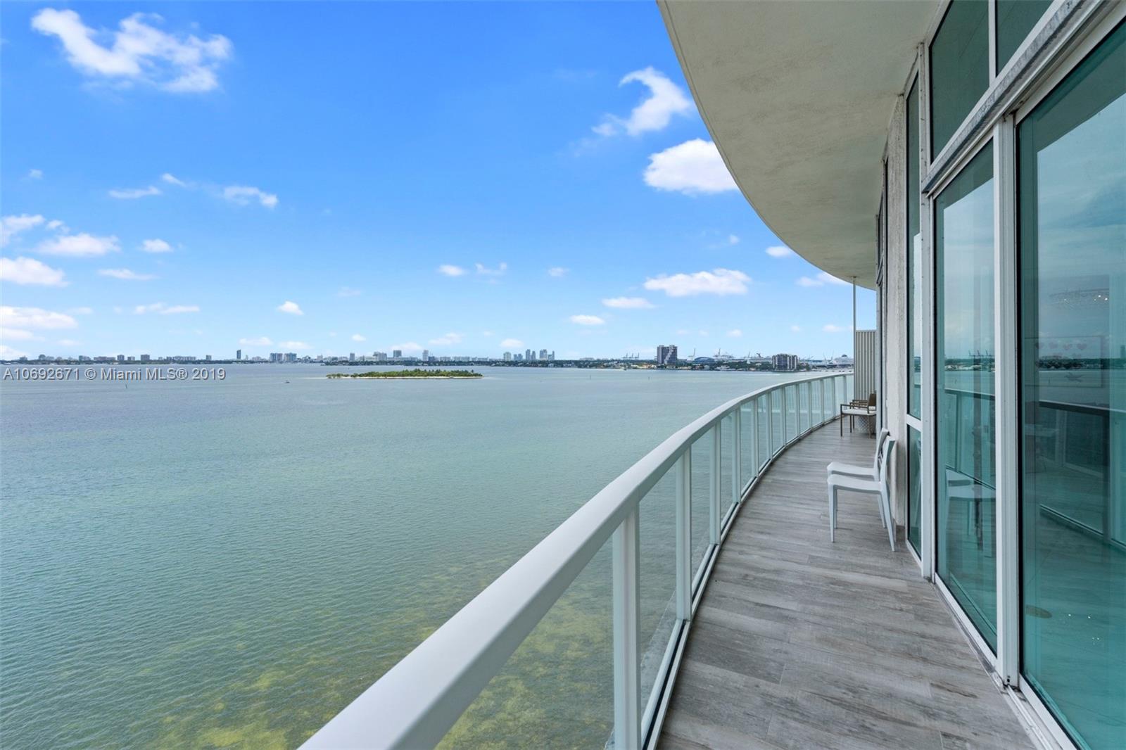 665 Northeast 25th Street, Unit 802 Miami, FL 33137 - Photo 17 of 24 a view of balcony with city view