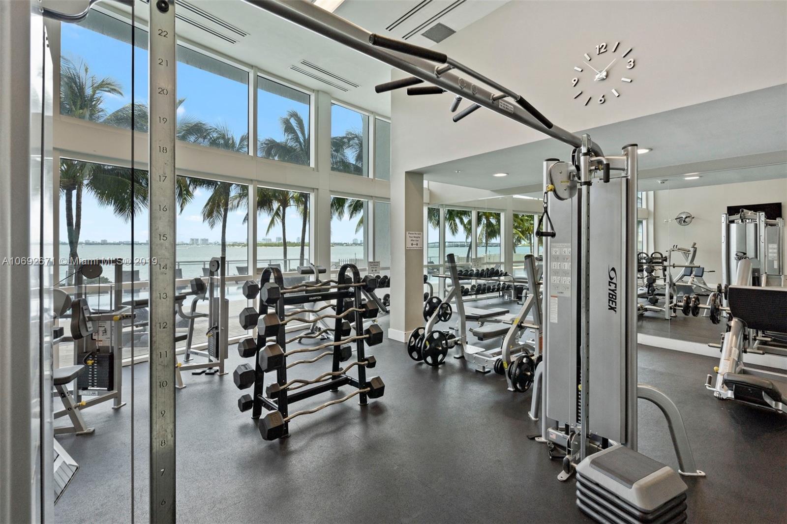 665 Northeast 25th Street, Unit 802 Miami, FL 33137 - Photo 20 of 24 a view of a room with gym equipment