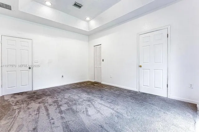 a view of an empty room