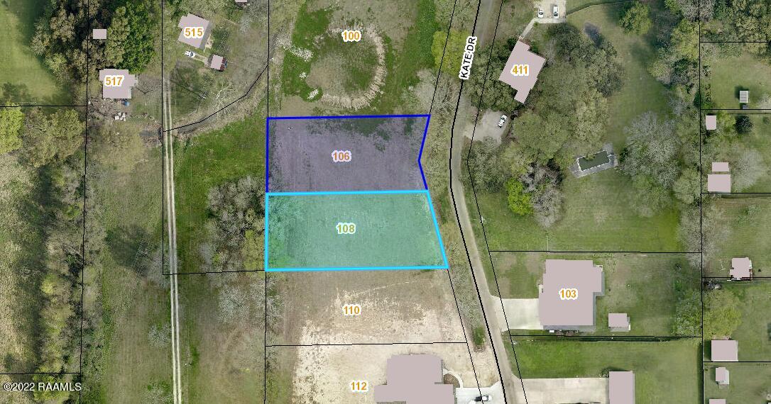 106-108 Kate Road Carencro, LA 70520 - Photo 3 of 10 Lot Lines
