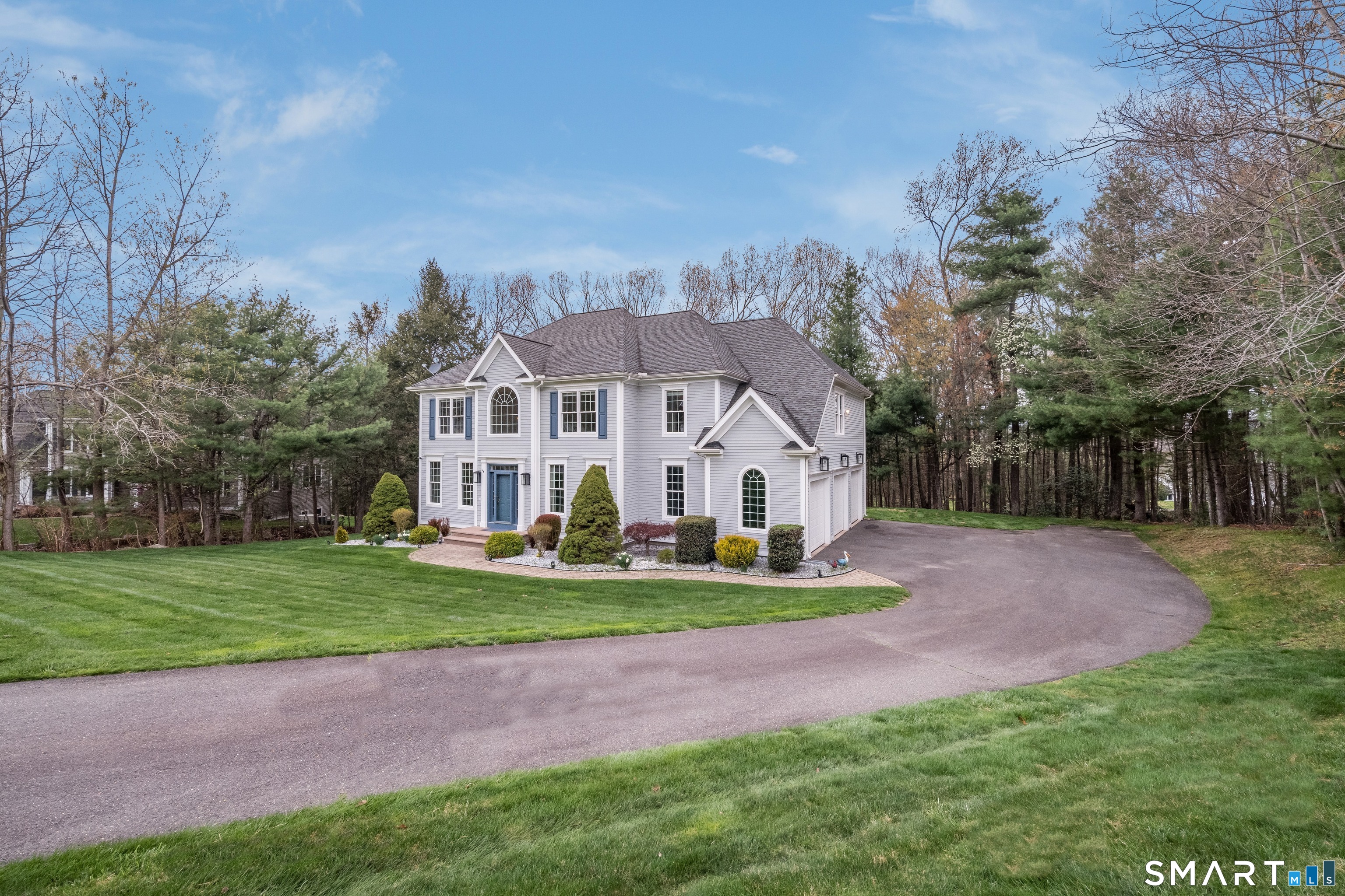 4 Collins View Road Canton, CT 06019 - Photo 35 of 38 a front view of house with yard and green space