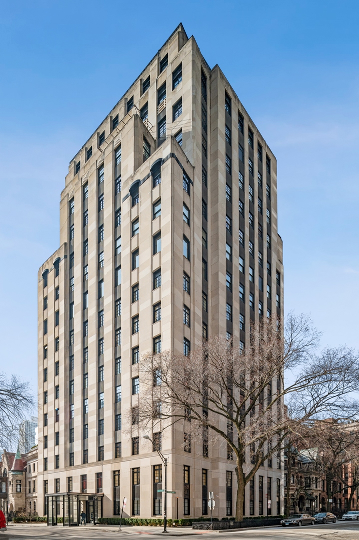 1260 North Astor Street, Unit 8 Chicago, IL 60610 - Photo 1 of 27 a view of a building with a black and white wall
