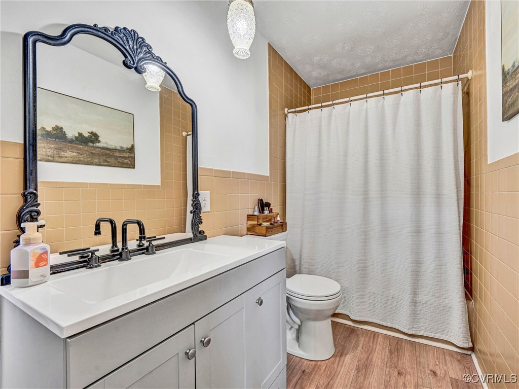 2632 Paisley Road Gretna, VA 24557 - Photo 14 of 49 a bathroom with a sink a toilet and a mirror