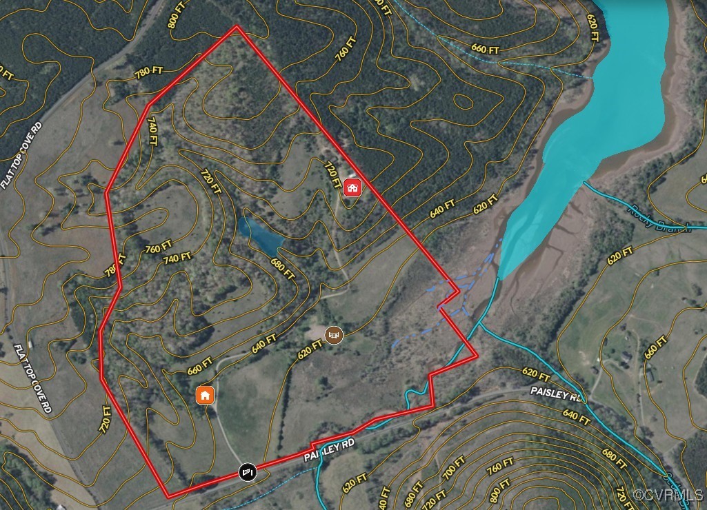 2632 Paisley Road Gretna, VA 24557 - Photo 47 of 49 an aerial view of a houses