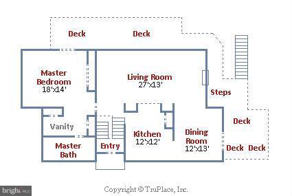 1136 Springvale Road Great Falls, VA 22066 - Photo 25 of 25 Main Level Floor Plan