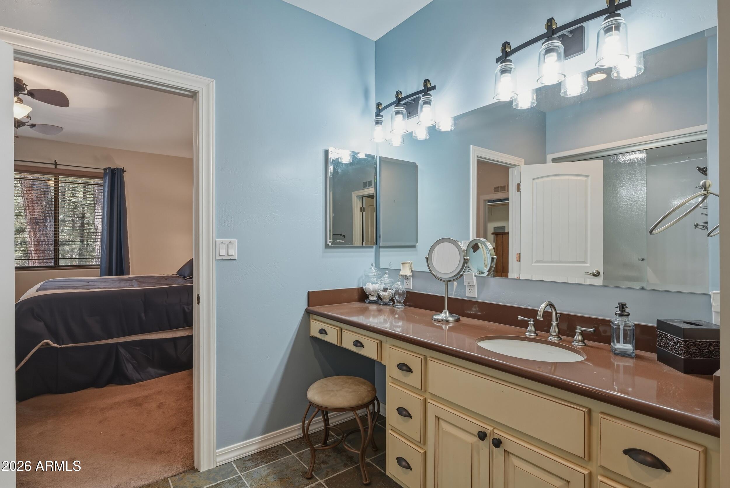 1233 Merzville Road Forest Lakes, AZ 85931 - Photo 20 of 42 Master Bathroom Vanity