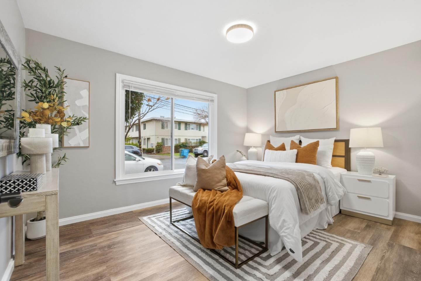 200 Anita Road Burlingame, CA 94010 - Photo 23 of 50 a bedroom with a bed and a window