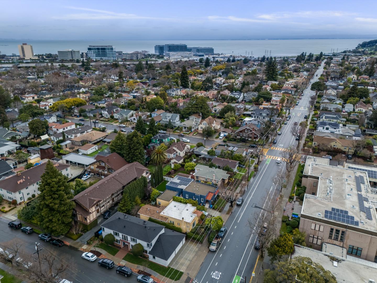 200 Anita Road Burlingame, CA 94010 - Photo 50 of 50 an aerial view of a city with lots of residential buildings