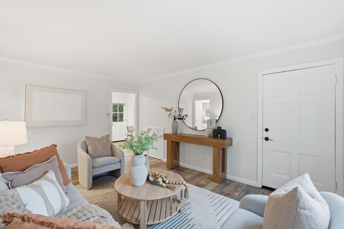 200 Anita Road Burlingame, CA 94010 - Photo 10 of 50 a living room with furniture a couch and a potted plant