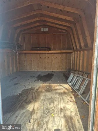 a view of wooden fence