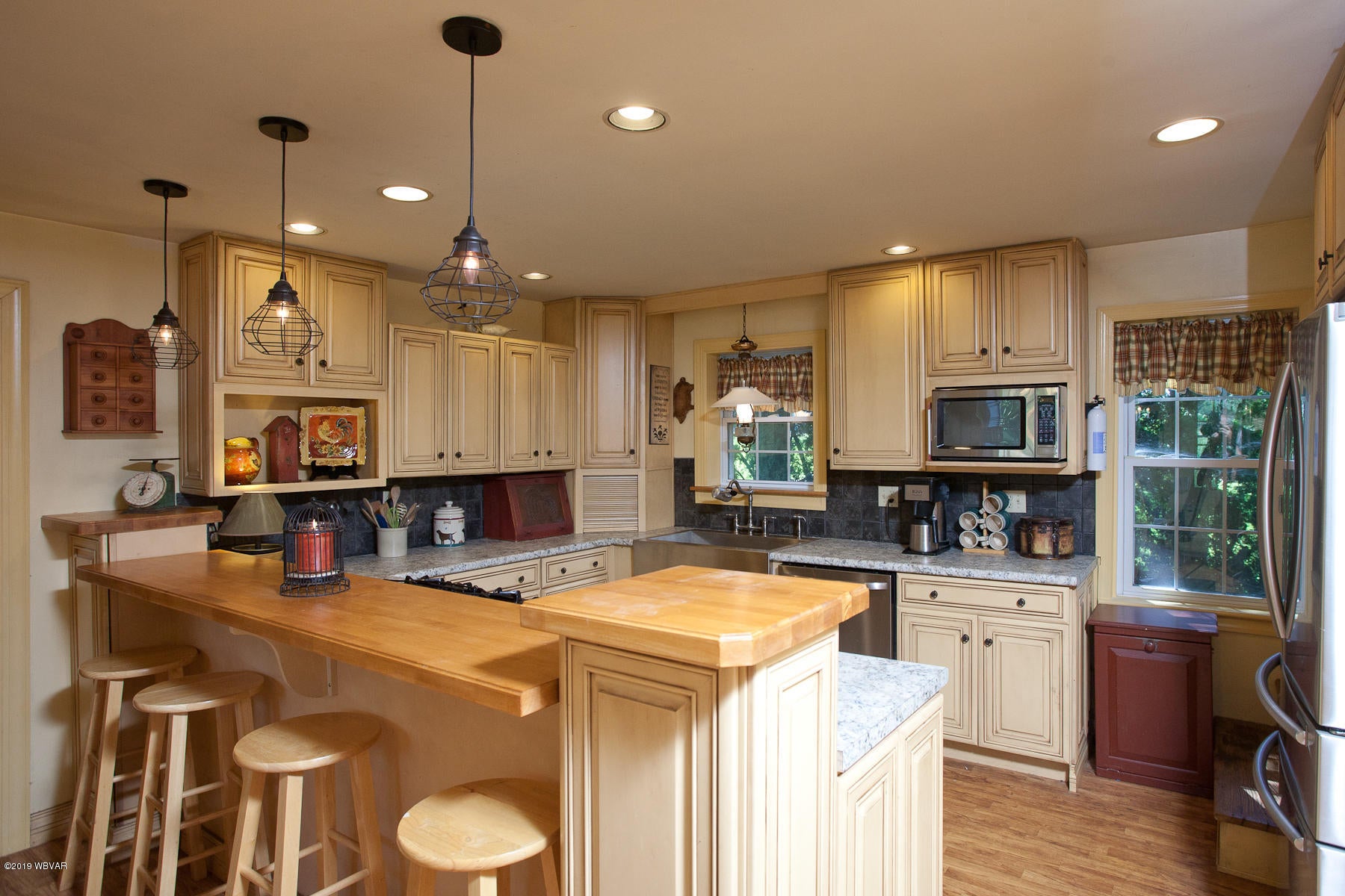231 Island Road Lock Haven, PA 17745 - Photo 13 of 29 Butcher Block Kitchen Bar
