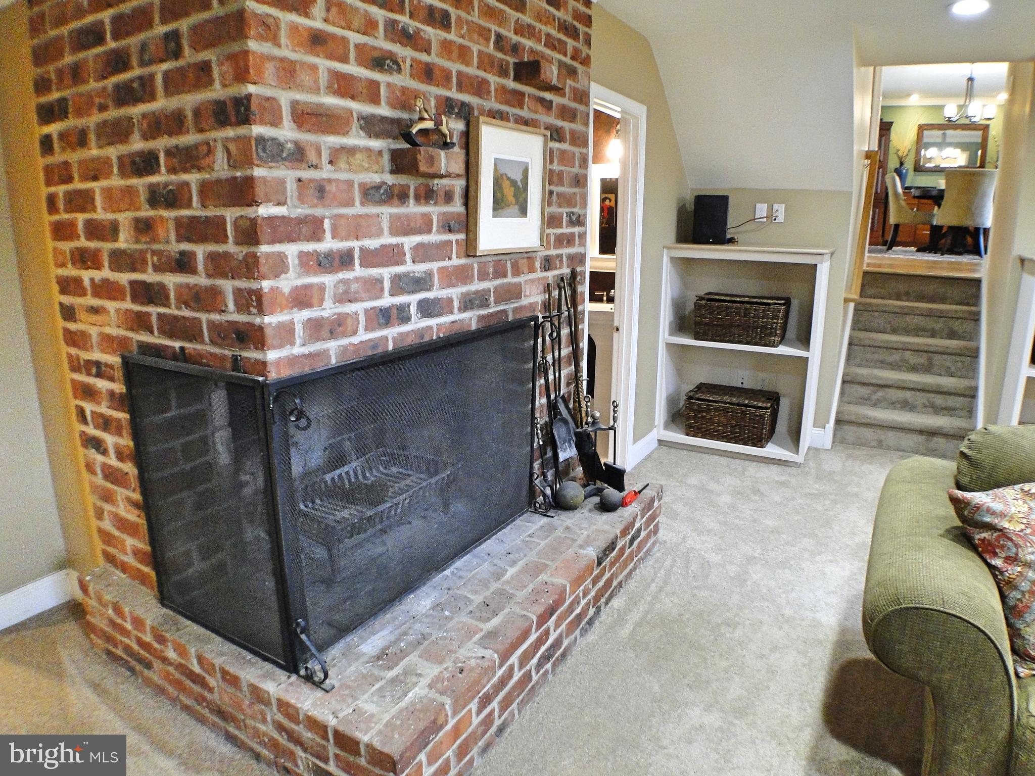 532 Painter Road Media, PA 19063 - Photo 19 of 59 Large wood buring fireplace