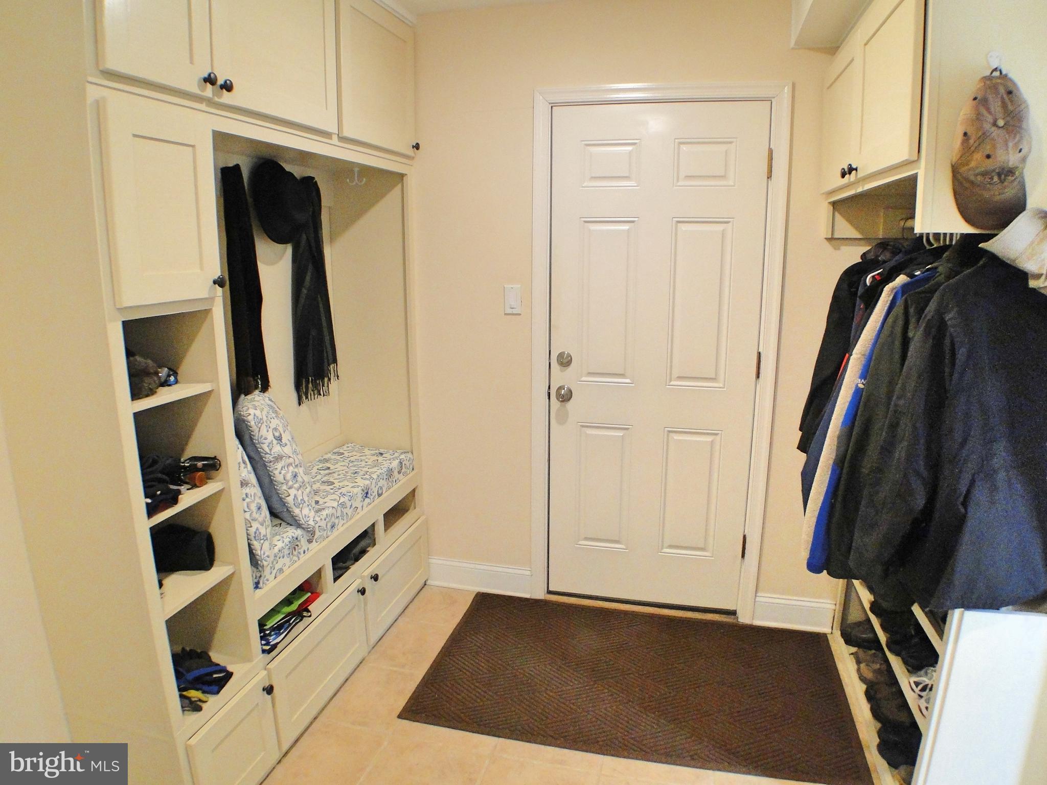 532 Painter Road Media, PA 19063 - Photo 43 of 59 Mudroom w/ custom builtins off Garage & Bonus rms