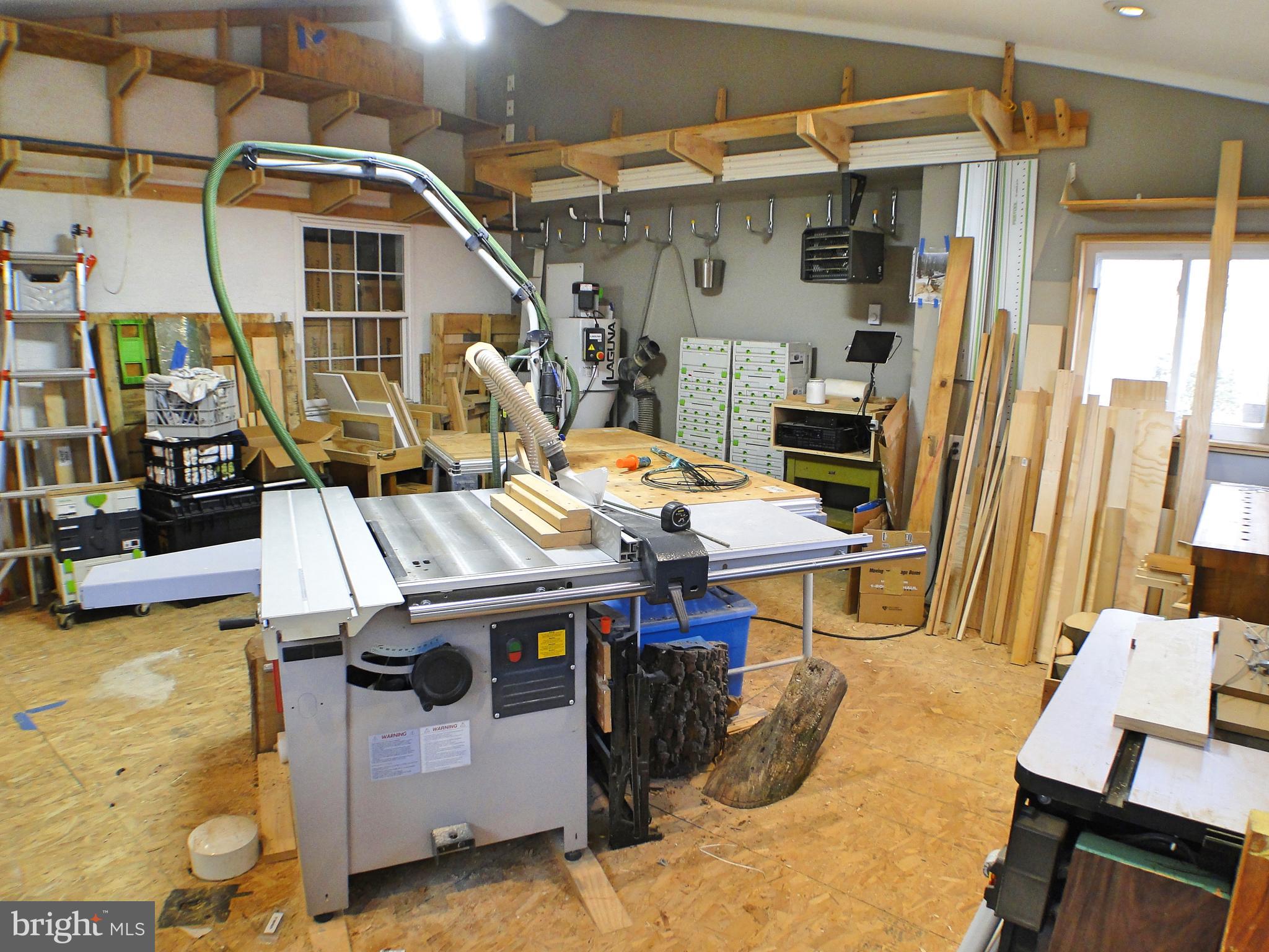 532 Painter Road Media, PA 19063 - Photo 47 of 59 Woodshop/Bonus Rm 2 with high ceilings