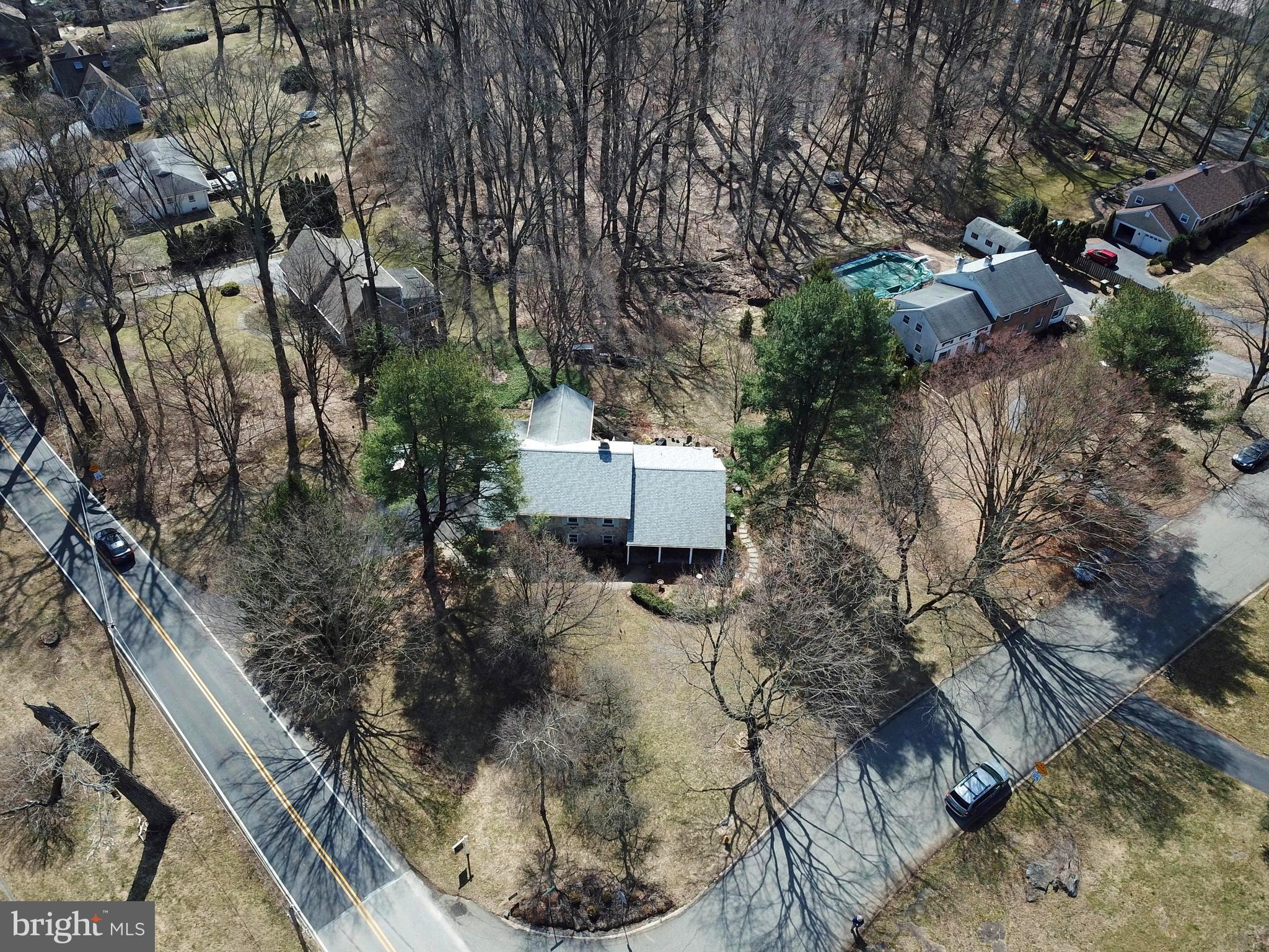 532 Painter Road Media, PA 19063 - Photo 58 of 59 Aerial View of 532 Painter Rd, Media