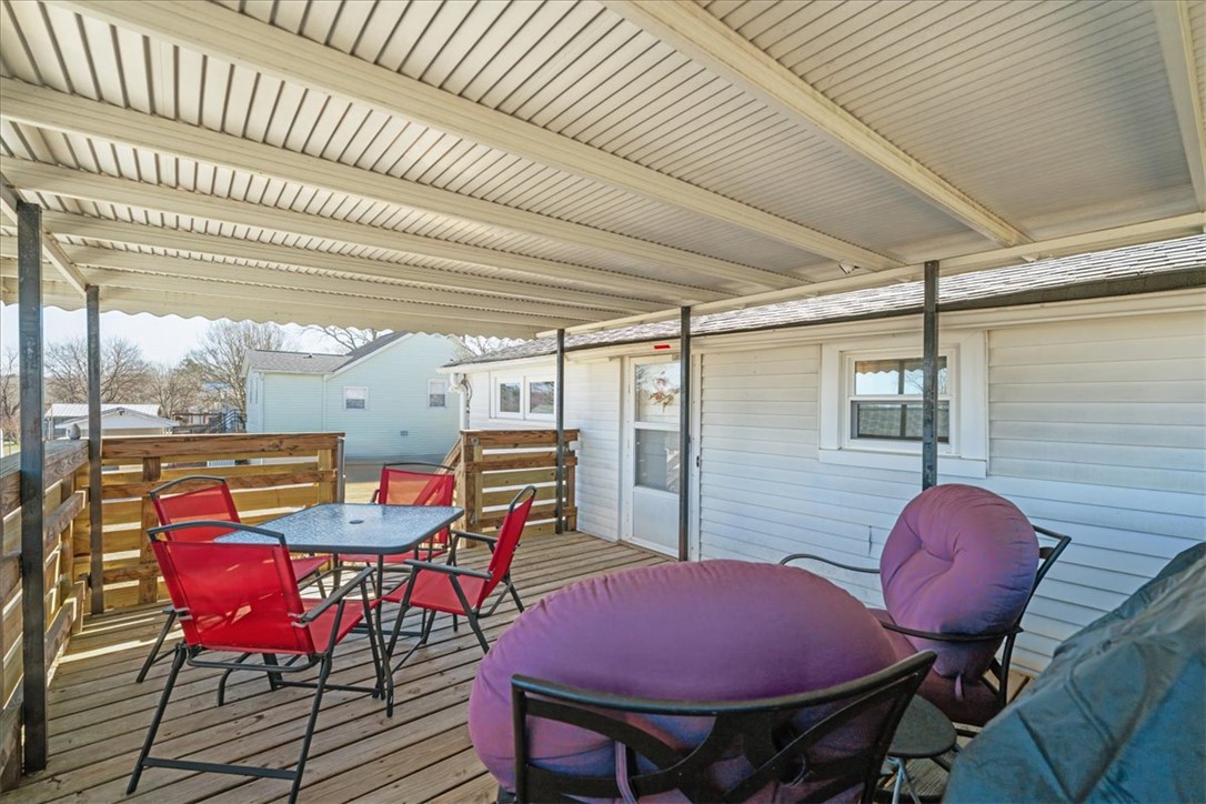 6 Fuller Street Pelzer, SC 29669 - Photo 27 of 36 This inviting patio offers a tranquil outdoor retreat for relaxation and entertainment.