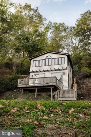 a view of a house with a balcony