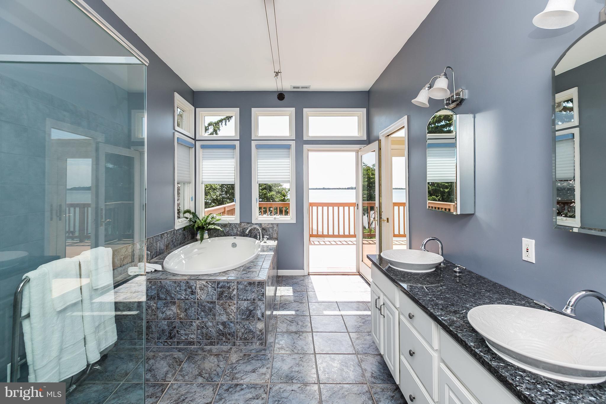 2507 Barrison Point Road Baltimore, MD 21221 - Photo 20 of 30 Luxurious Master Bath Opens to Deck