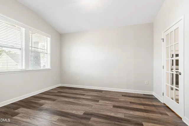 wooden floor in an empty room