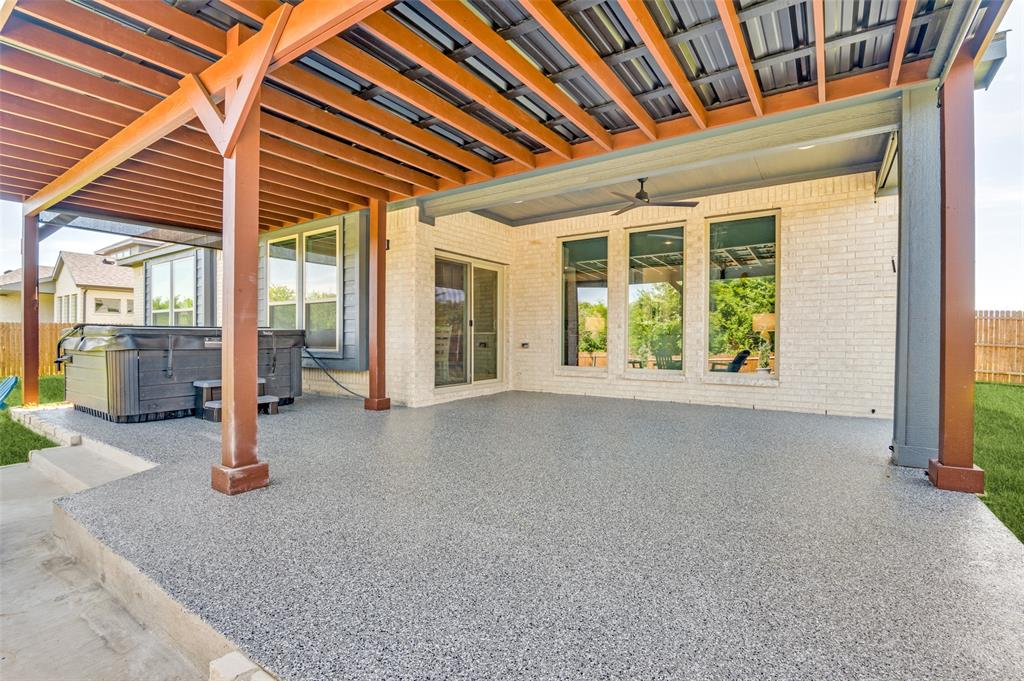 4810 Nomad Drive Midlothian, TX 76065 - Photo 35 of 39 a view of a porch with seating space