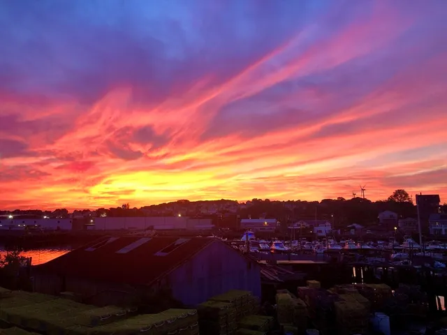 a view of city and mountain