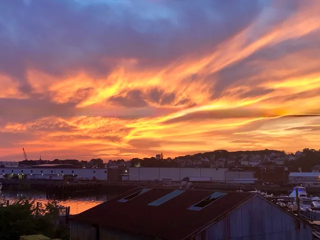 a view of city and mountain view