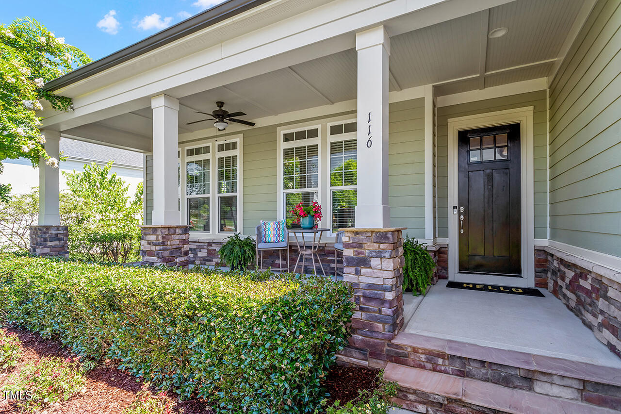 116 Ferrell Road West Apex, NC 27523 - Photo 3 of 45 Ferrell Road approach entrance shot