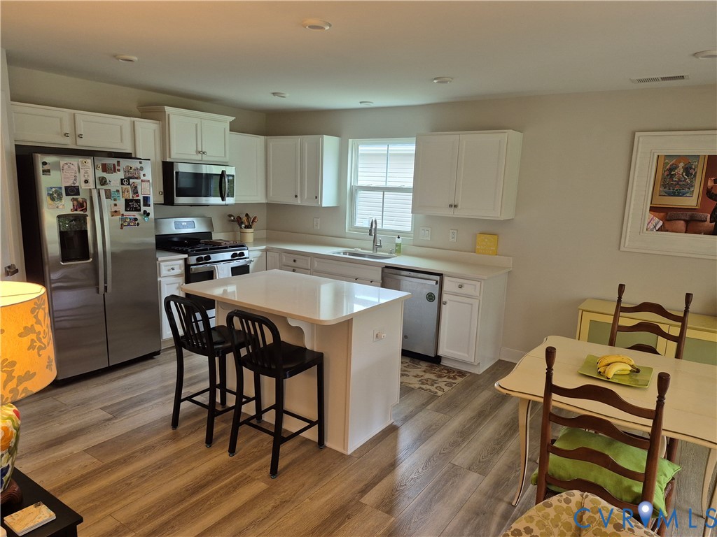 7430 East Danube Loop New Kent, VA 23124 - Photo 12 of 27 Featuring LVP Floors, Bar, Stainless Appliances, G