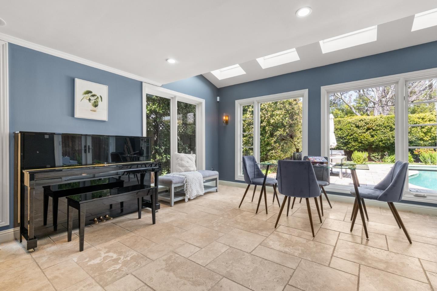 1536 Eastmoor Road Burlingame, CA 94010 - Photo 23 of 70 a view of a dining room with furniture window and outside view