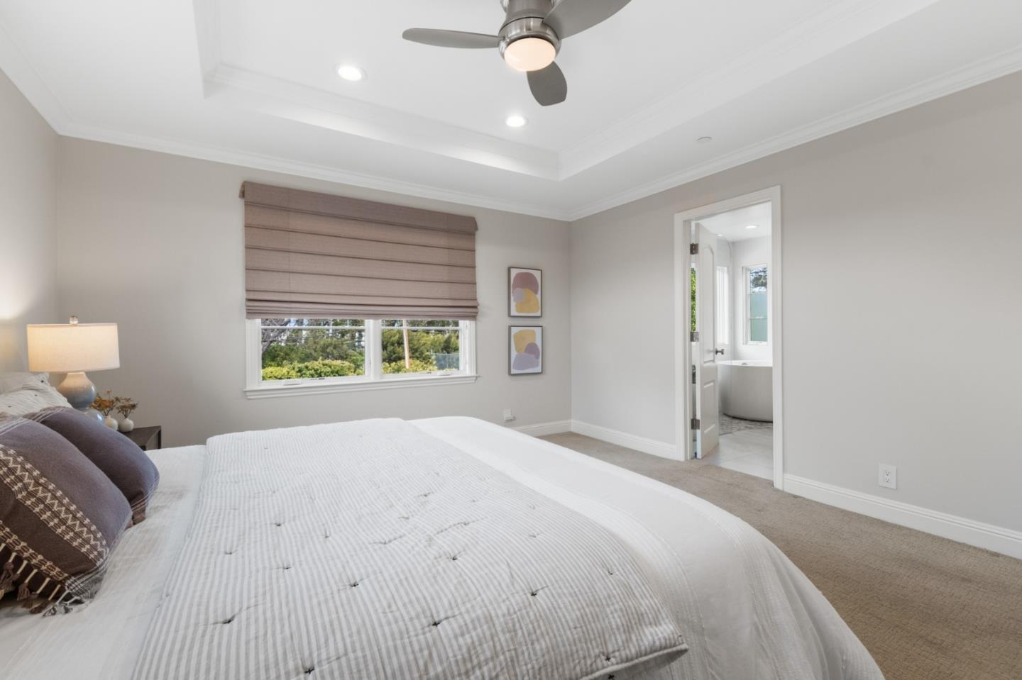 1536 Eastmoor Road Burlingame, CA 94010 - Photo 31 of 70 a bedroom with a bed and a window