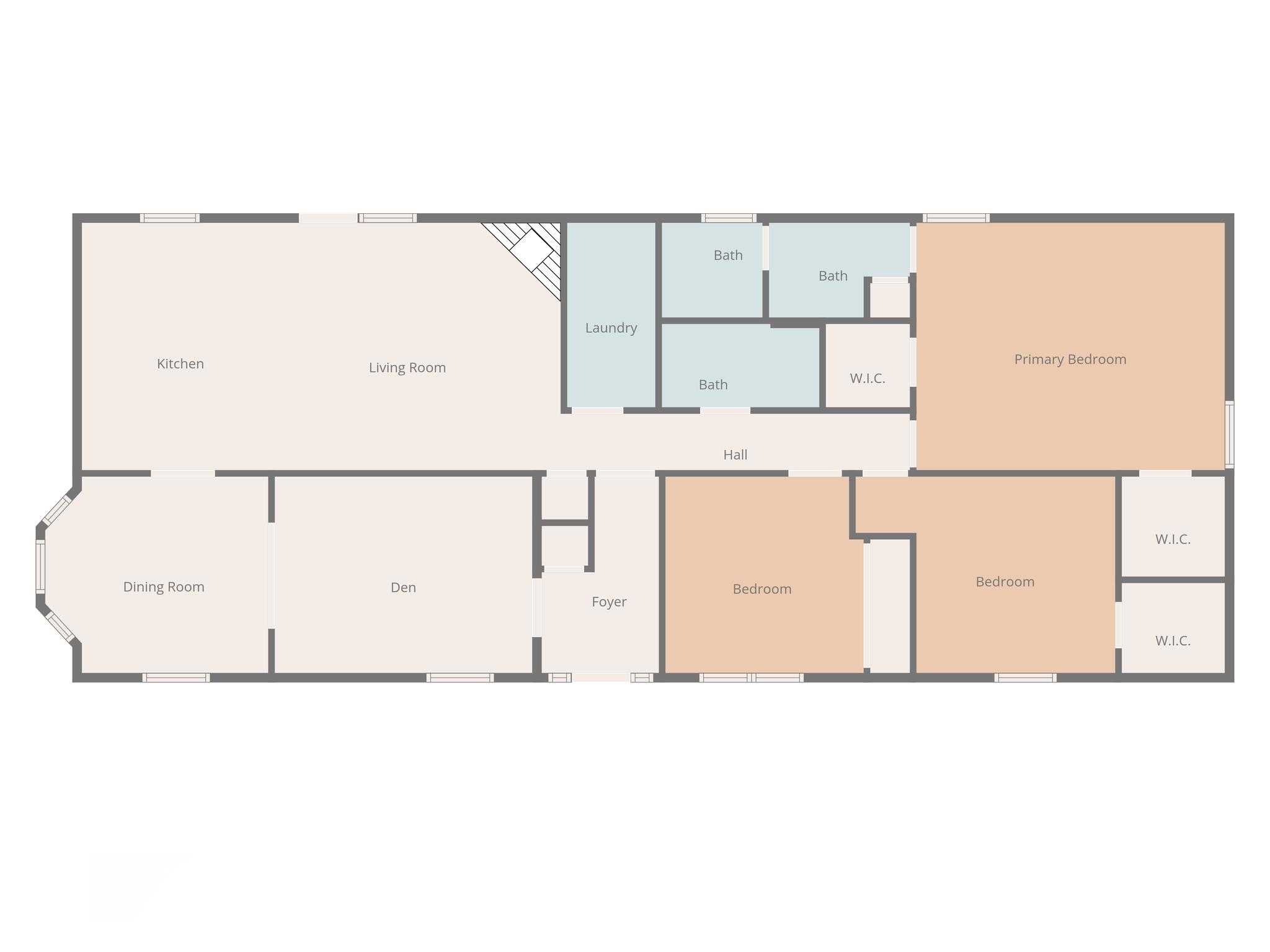 21895 2nd Street Silverhill, AL 36576 - Photo 43 of 43 View of floor plan / room layout