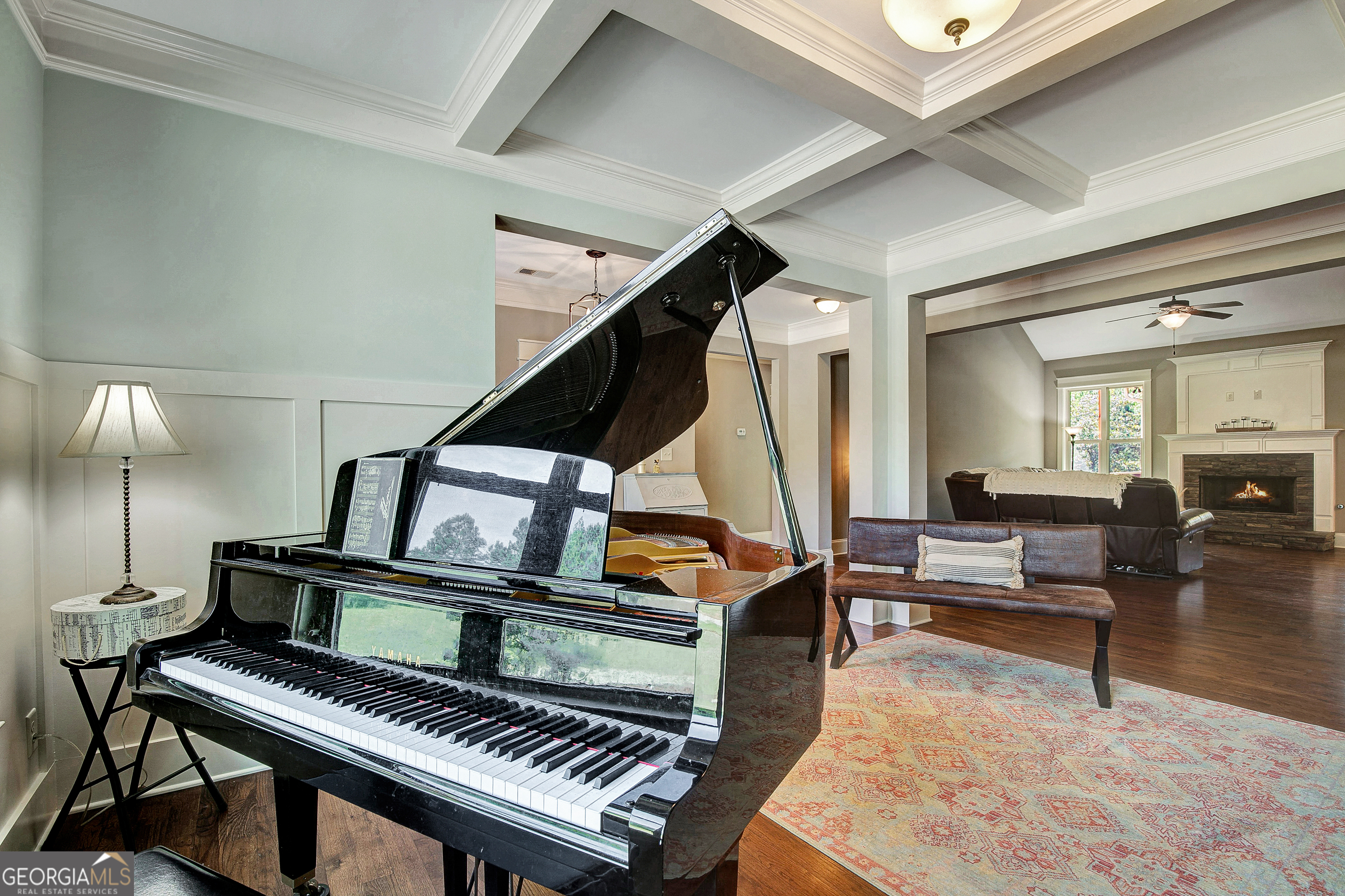 137 Kenmare Row Tyrone, GA 30290 - Photo 61 of 91 a living room with furniture and a piano