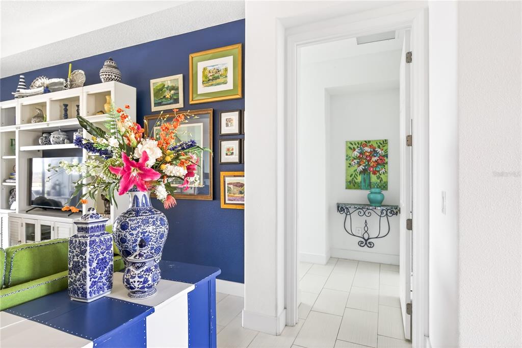 2440 Pawtucket Pass Mount Dora, FL 32757 - Photo 21 of 64 a vase of flowers sitting on a table in a bathroom