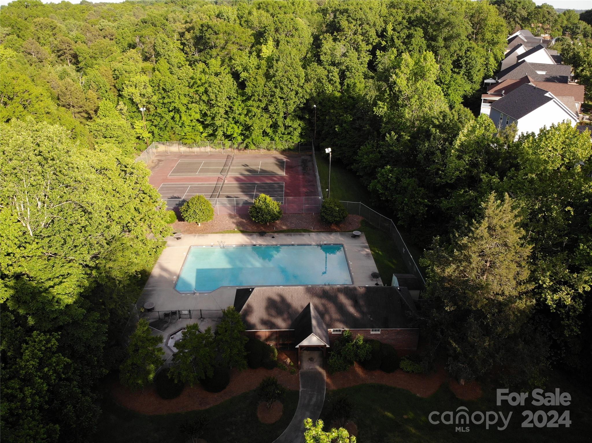 1644 Heather Glen Road Kannapolis, NC 28081 - Photo 25 of 25 an aerial view of a house with yard swimming pool and outdoor seating