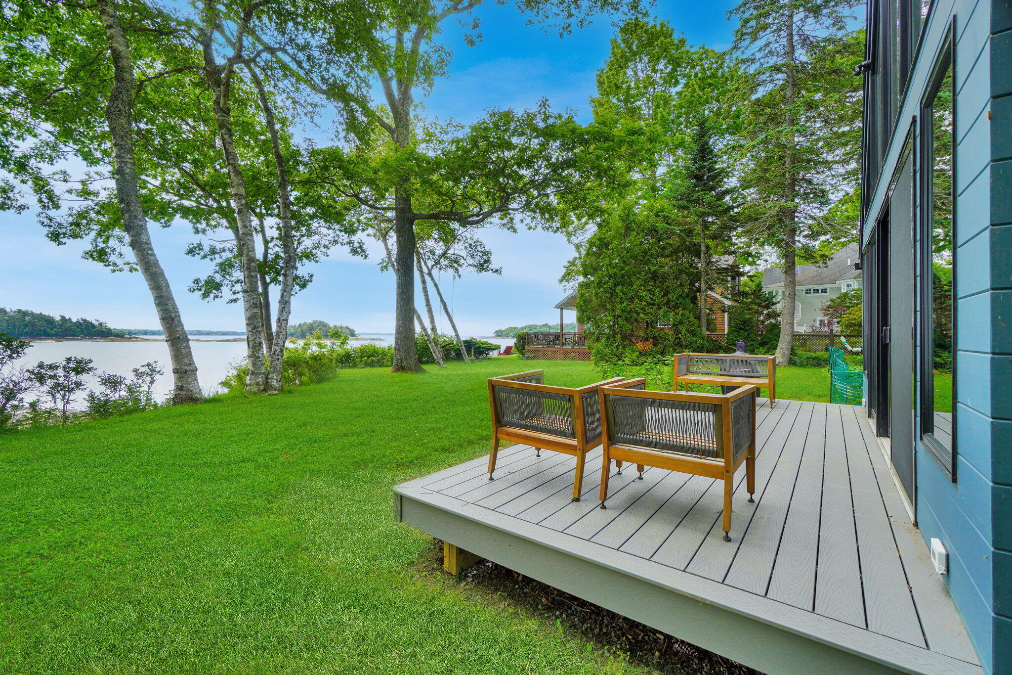 7 Merganser Way Freeport, ME 04032 - Photo 3 of 45 Zen deck with view of islands