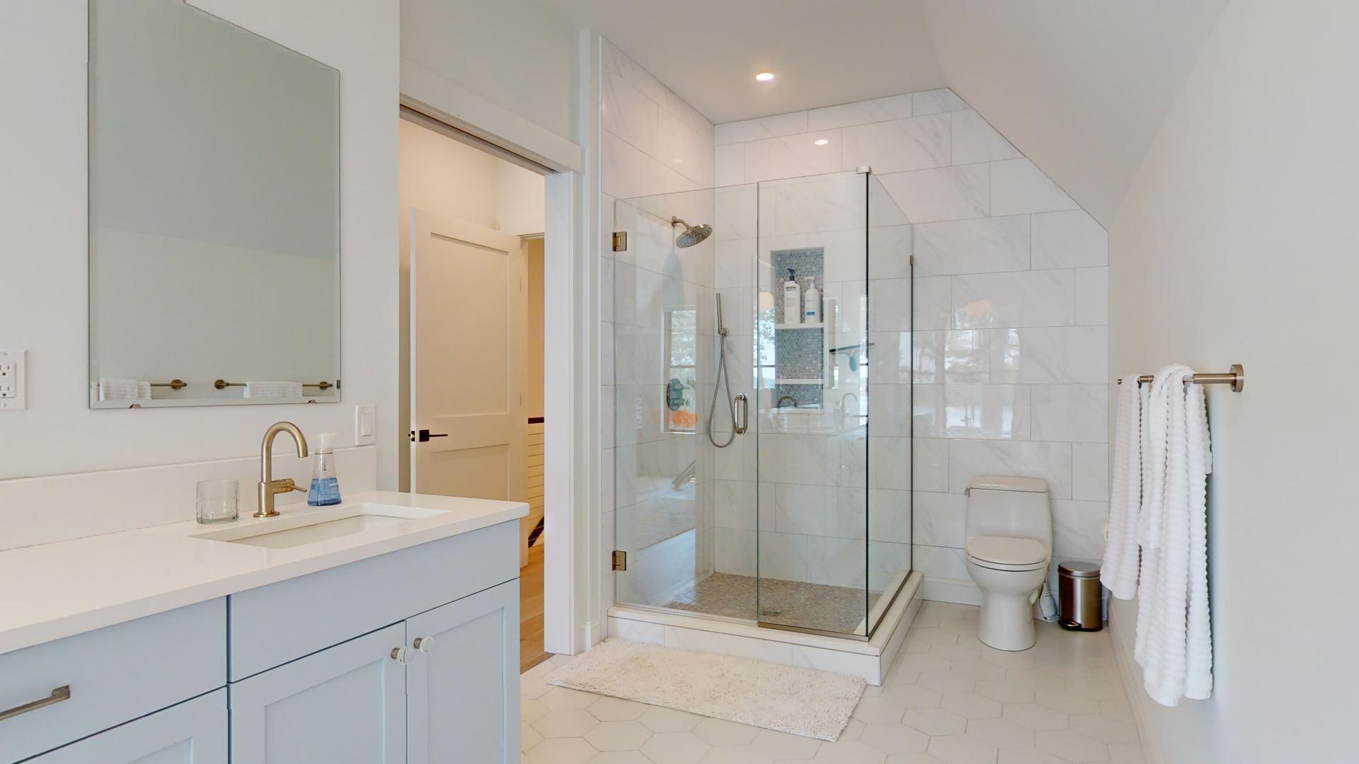 7 Merganser Way Freeport, ME 04032 - Photo 35 of 45 Primary bathroom walk-in shower.