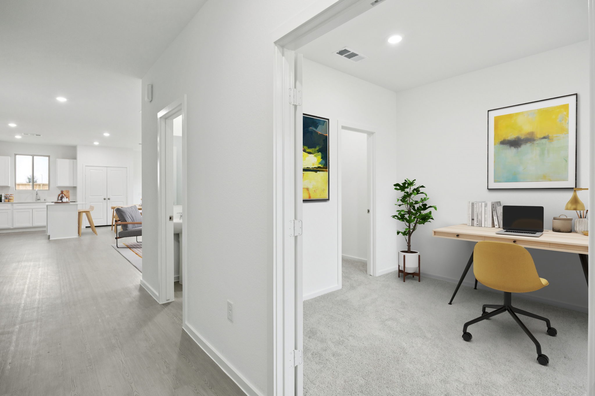 414 Point Nemo Street Crosby, TX 77532 - Photo 31 of 50 a view of a livingroom with workspace and a window