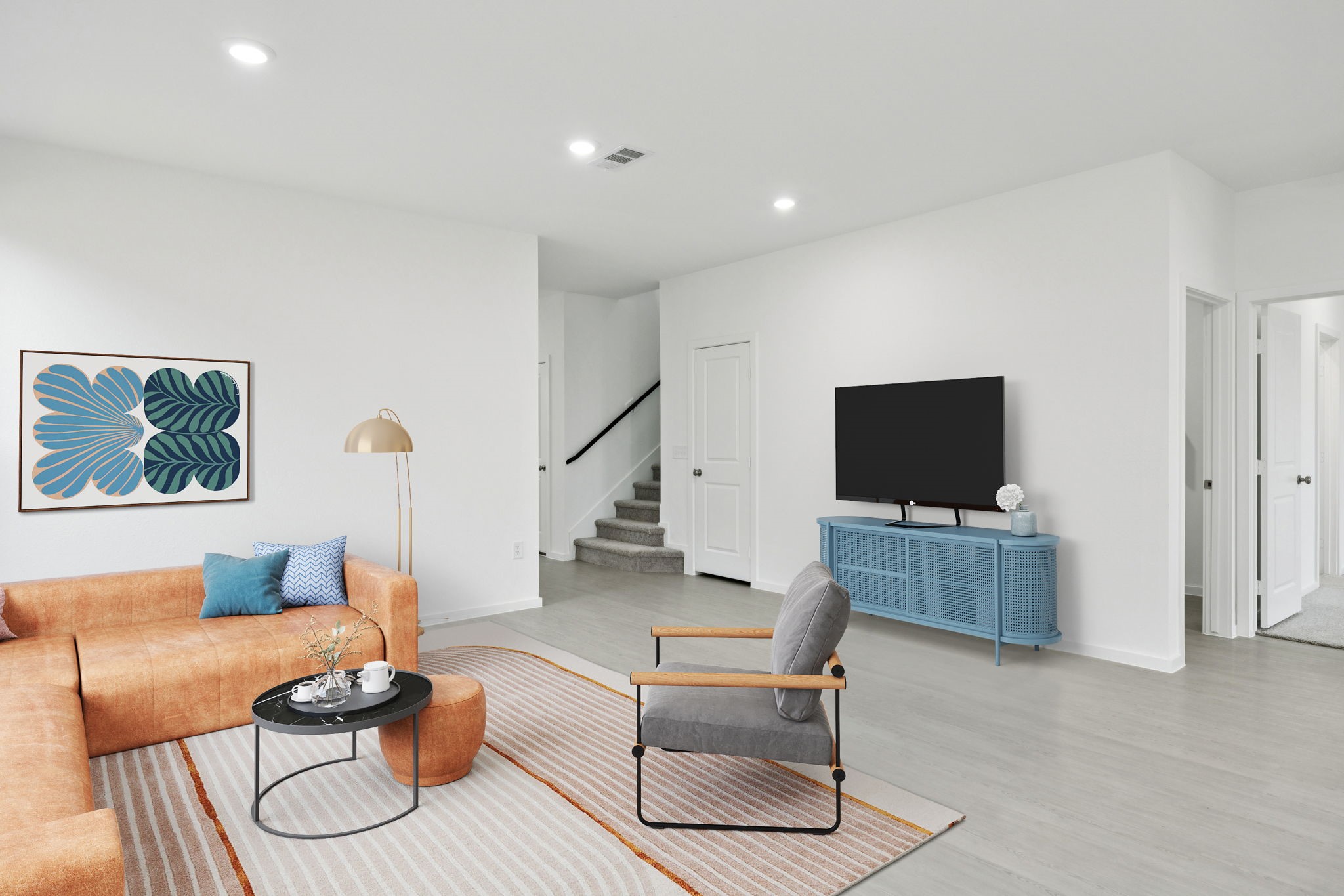 414 Point Nemo Street Crosby, TX 77532 - Photo 33 of 50 a living room with furniture and a flat screen tv