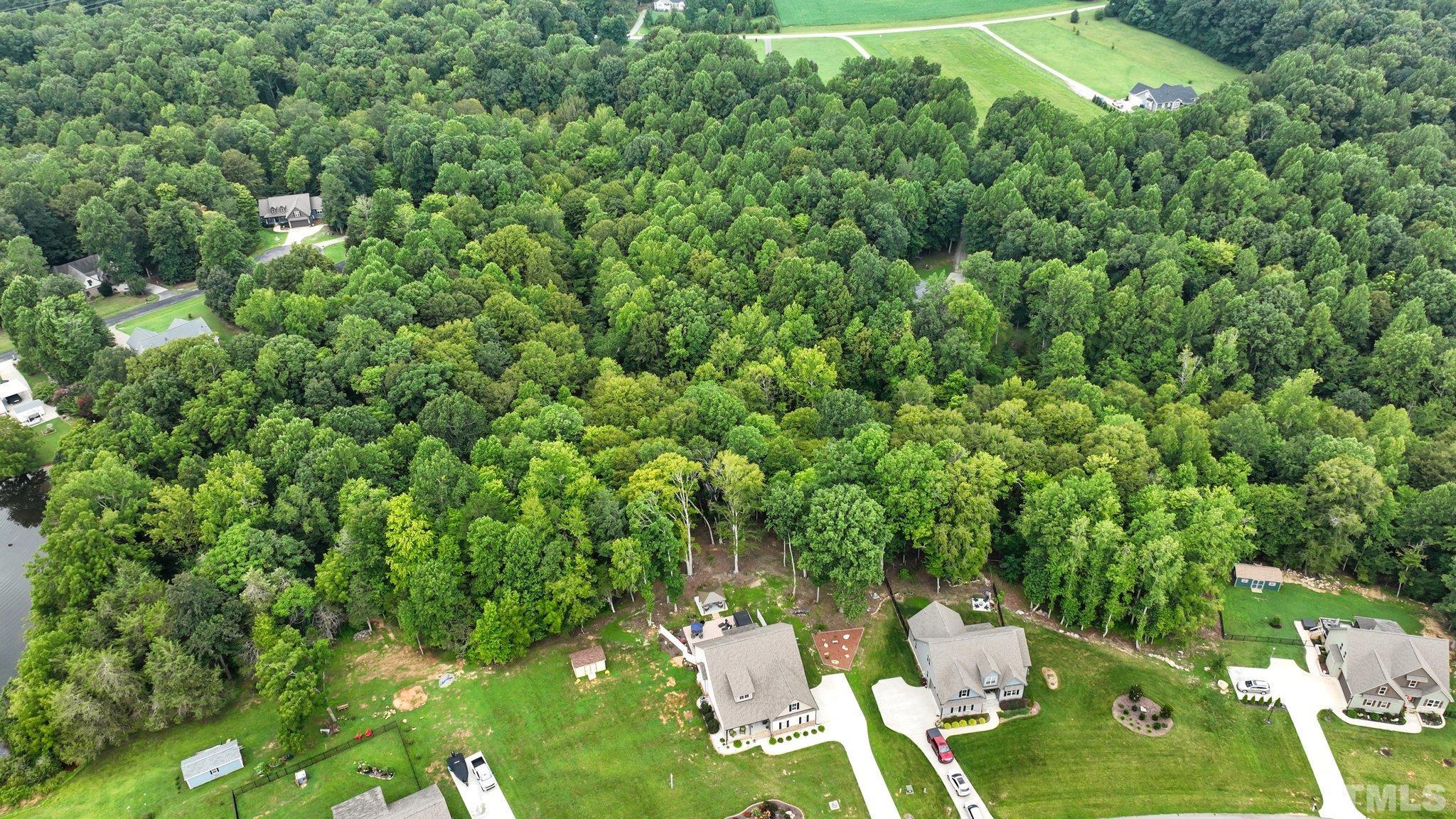 391 River Ridge Lane Timberlake, NC 27583 - Photo 34 of 47 a backyard of a house with table and chairs