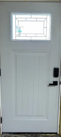 a view of an empty room