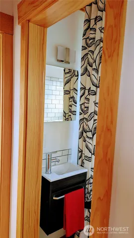 a bed room with a bed and a window