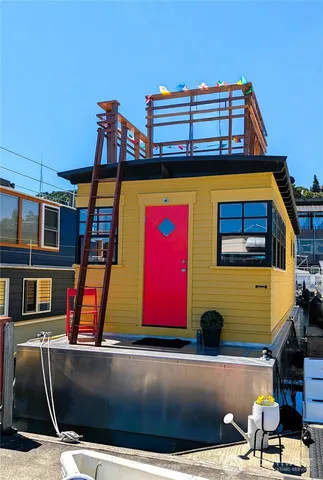 a view of city from the balcony