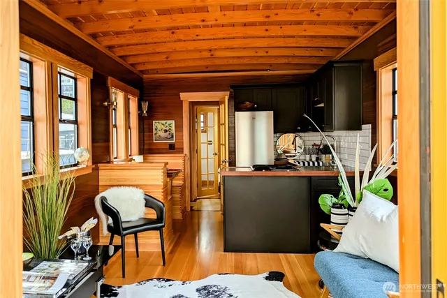 a room with furniture and window