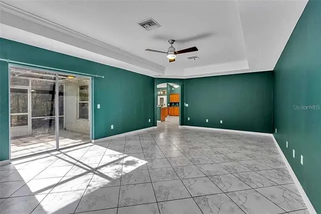 a living room with granite countertop furniture