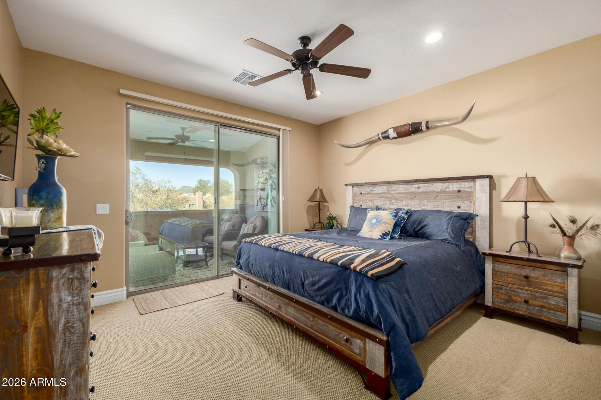 6434 East Military Road, Unit 102 Cave Creek, AZ 85331 - Photo 22 of 66 a bedroom with a bed and window