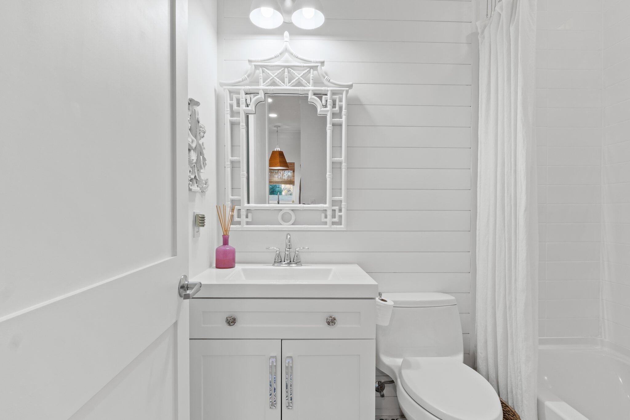 58 Cottage Way, Unit 6 Inlet Beach, FL 32461 - Photo 11 of 60 a bathroom with a sink toilet vanity and shower