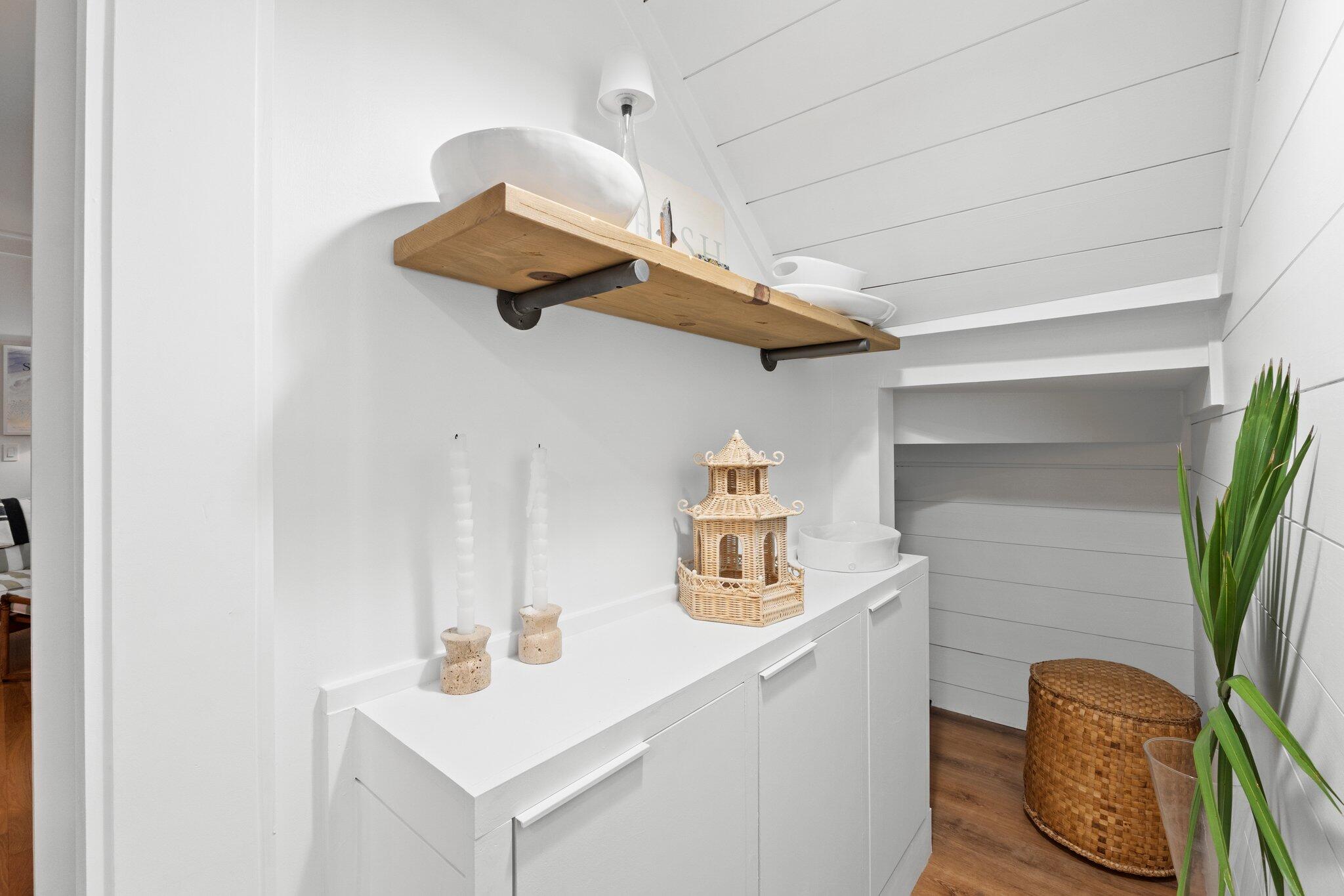58 Cottage Way, Unit 6 Inlet Beach, FL 32461 - Photo 16 of 60 a bathroom with a sink a mirror and vanity