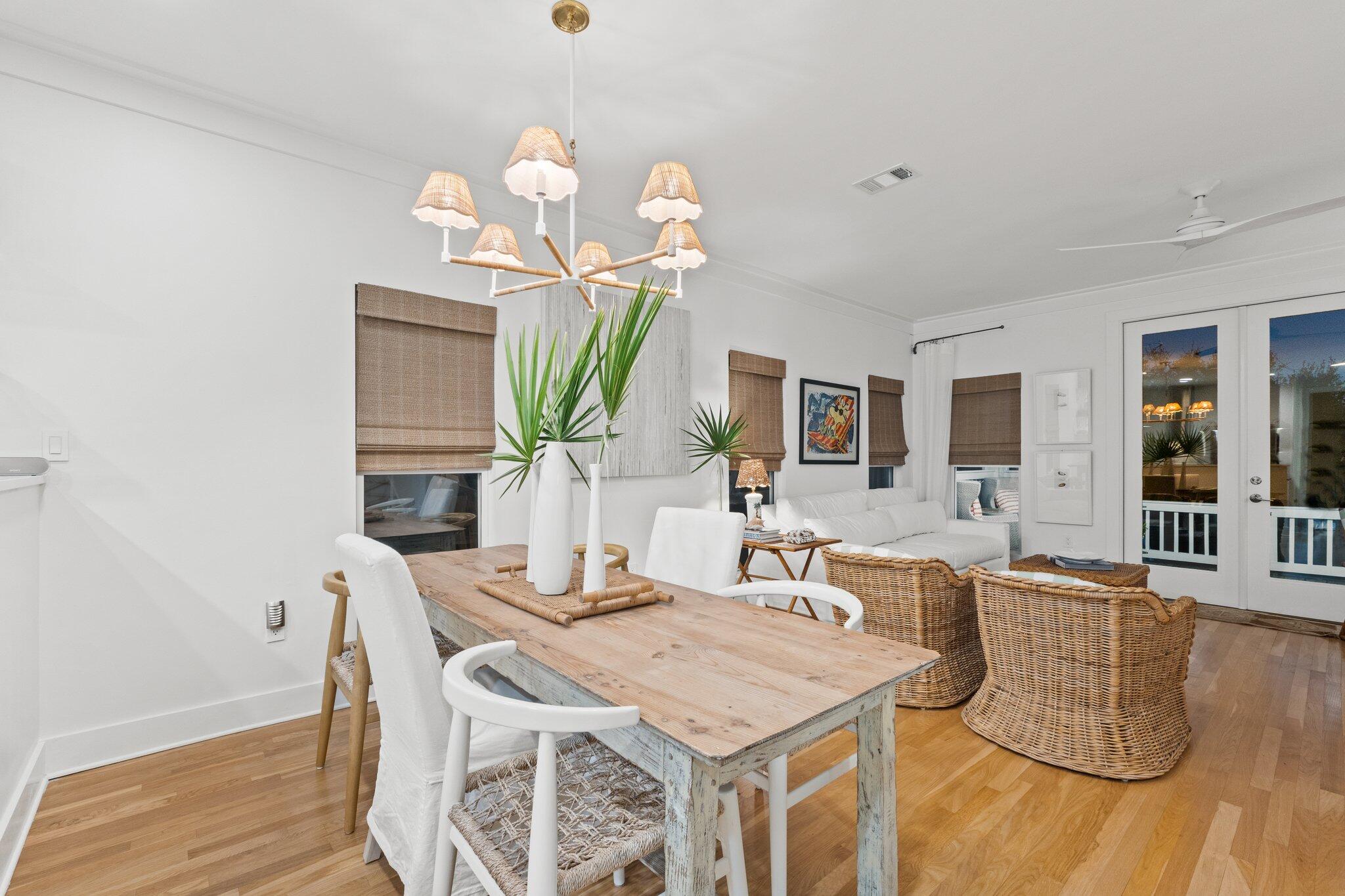 58 Cottage Way, Unit 6 Inlet Beach, FL 32461 - Photo 18 of 60 a view of a dining room with furniture